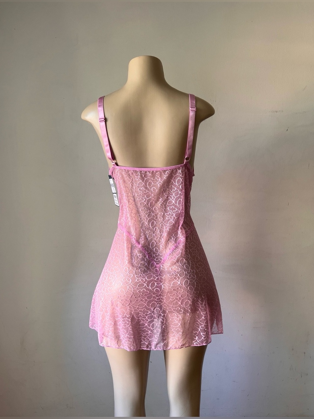 NWT 2 Pieces Paris Blues Lace Sheer Babydoll Lingerie